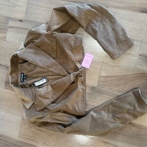 PrettyLittleThing Brown Corduroy Jacket